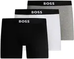 BOSS Boxerky  sivá / čierna / biela