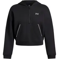 Under Armour RIVAL FLEECE PIPED Dámska mikina, čierna, veľkosť L