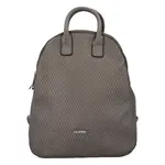 Městský moderní koženkový batůžek Melanie stylish, šedý