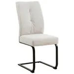 Carryhome HOUPACÍ ŽIDLE, krémová, černá