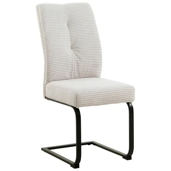 Carryhome HOUPACÍ ŽIDLE, krémová, černá