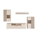 Hom`in OBÝVACÍ STĚNA, barvy dubu, kašmírová