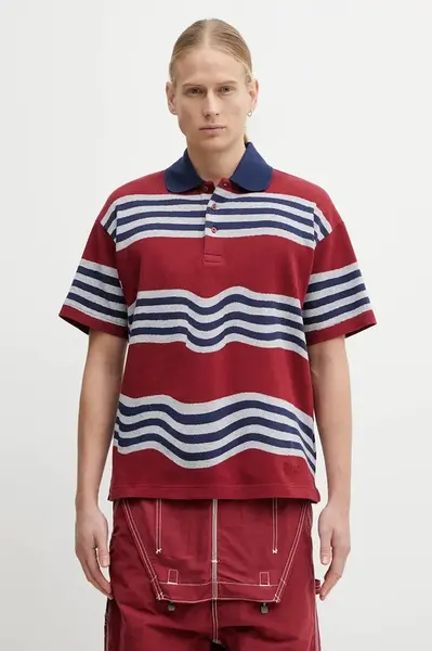 Bavlněné polo tričko Napapijri Napapijri x Martine Rose