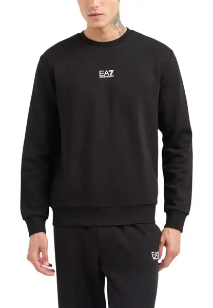 Černá mikina EA7 Emporio Armani