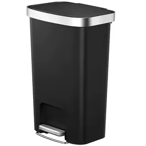 Odpadkový koš Eko Hana 50l černý 625550