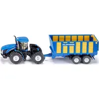 Siku Farmer Traktor New Holland s prívesom Joskin 1:50 modrý