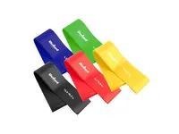 Guma posilovací REBEL TPE Mini Band L 2,3-18,2kg 5ks mix color