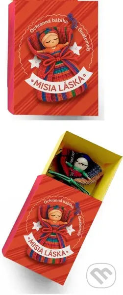 Misia Láska - Ochranná bábika z Guatemaly (modern)