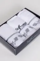 Dárková sada malých ručníků DIARA, 3 ks Šedá