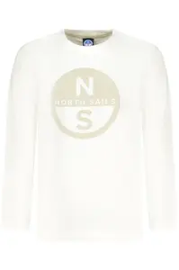 NORTH SAILS LONG-SLEEVED T-SHIRT FOR KIDS, WHITE