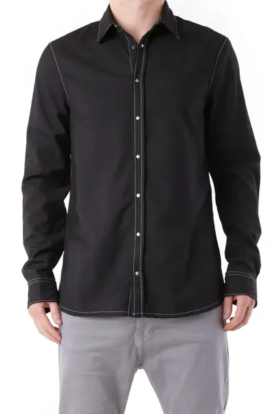 Čierna pánska košeľa Absolut Joy