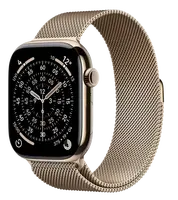 APPLE Watch 11 GPS + Cellular 46mm Zlatý titán so zlatým milánskym ťahom- M/L
