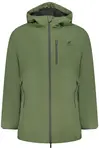 Zelená pánska bunda s kapucňou