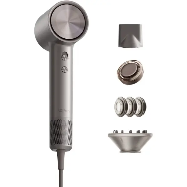 Laifen Swift 4 Polished Platinum velmi výkonný ionizační fén na vlasy Silver 1 ks