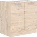 Kuchyňská dřezová skříňka Bordeaux, 80 cm, dub bordeaux