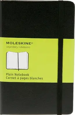 Zápisník MOLESKINE tvrdý čistý černý S