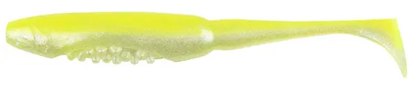 Fox rage gumová nástraha scent shad chartreuse ayu - 9 cm