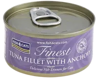 FISH4CATS Konzerva pro kočky Finest tuňák se ančovičkami 70 g