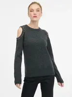 Tmavosivý dámsky sveter ORSAY