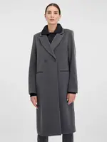 Šedý dámsky kabát ORSAY