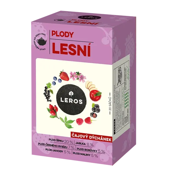 Leros Čajový dýchánek lesní plody 20x2,2 g