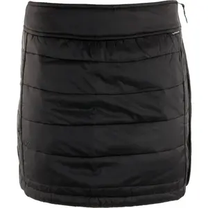 ALPINE PRO KIRTA Dámská zateplená zimní sukně, černá, velikost