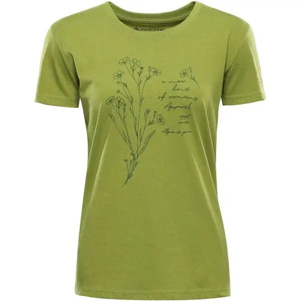 ALPINE PRO TERMESA 3 Dámské triko, zelená, velikost