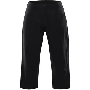 ALPINE PRO WEDERA Dámske softshellové nohavice, čierna, veľkosť