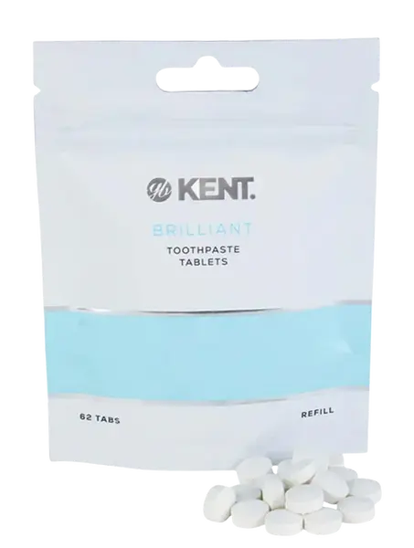 GB KENT & SONS PLC Náhradní, cestovní balení zubních tablet 62 ks