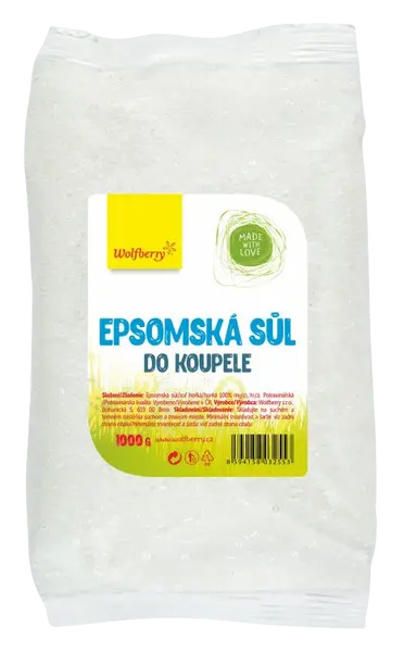 WOLFBERRY Epsomská sůl do koupele 1000 g