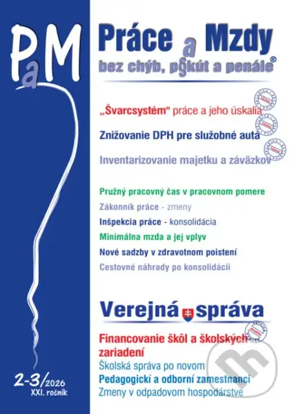 PAM 2-3/2026 – Zmeny v pracovnej oblasti po konsolidácii - kniha z kategorie Pracovní právo