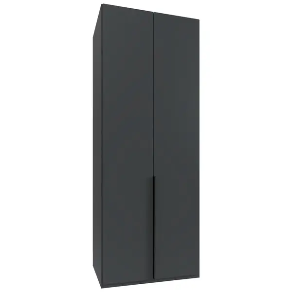 MID.YOU ŠATNÍ SKŘÍŇ S OTOČNÝMI DVEŘMI, barvy grafitu, 90/236/58 cm