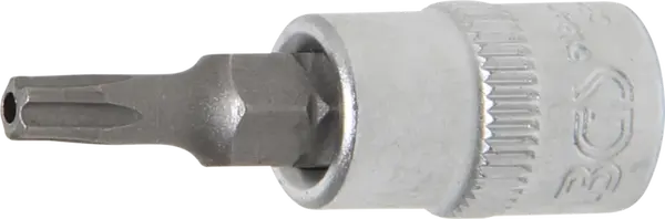 BGS technic Hlavice zástrčné 1/4" Torx TS, pěticípé s otvorem (různé velikosti) - BGS Profil: Torx, Velikost: TS20