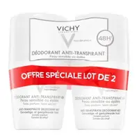 Vichy antiperspirant 48H Deodorant Anti-Transpirant Sensitive Roll-on 2 x 50 ml