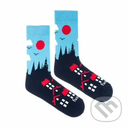 Ponožky Praha hrad S (Unisex veľkosť S (veľkosť 35-38))