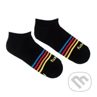 Členkové ponožky Pásik čierny S (Unisex veľkosť S (veľkosť 35-38))