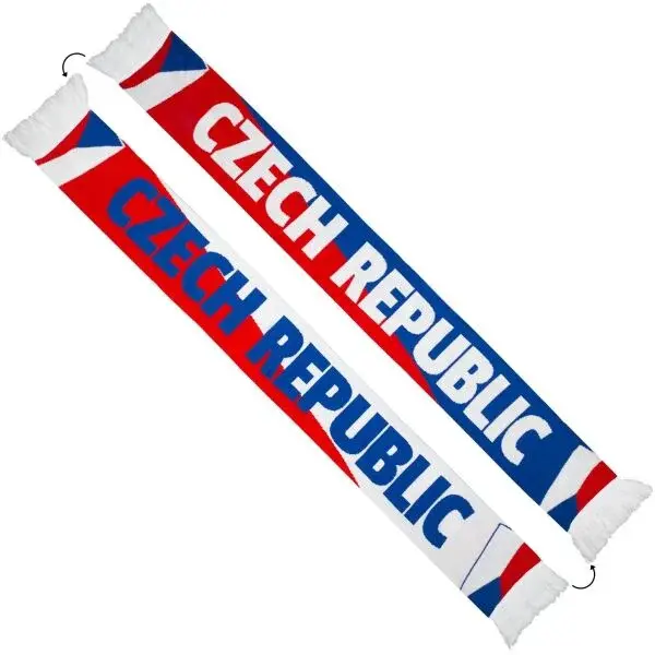 FLLÖS FANLINE SCARF CZECH 5 Zimný šál, biela, veľkosť