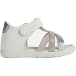 Geox B SANDAL ALUL Dievčenské sandále, biela, veľkosť
