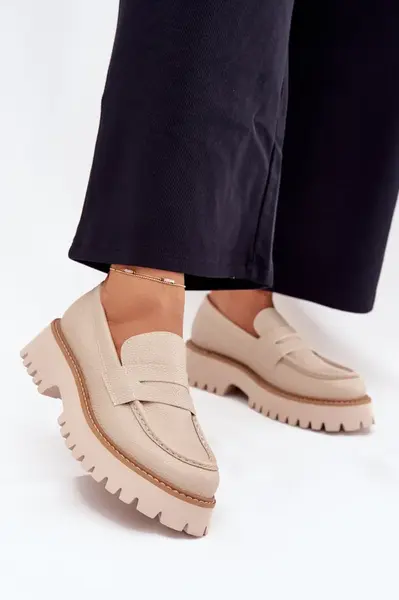 BIG STAR SHOES Dámske Mokasíny Na Platforme A S Plochým Opätkom Big Star