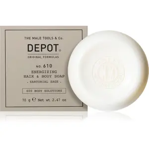 DEPOT 600 BODY SOLUTIONS NO. 610 ENERGIZING HAIR & BODY SOAP mydlo na telo a vlasy 70 g