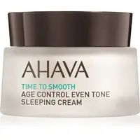 AHAVA Time To Smooth rozjasňujúci nočný krém proti prvým známkam starnutia pleti 50 ml