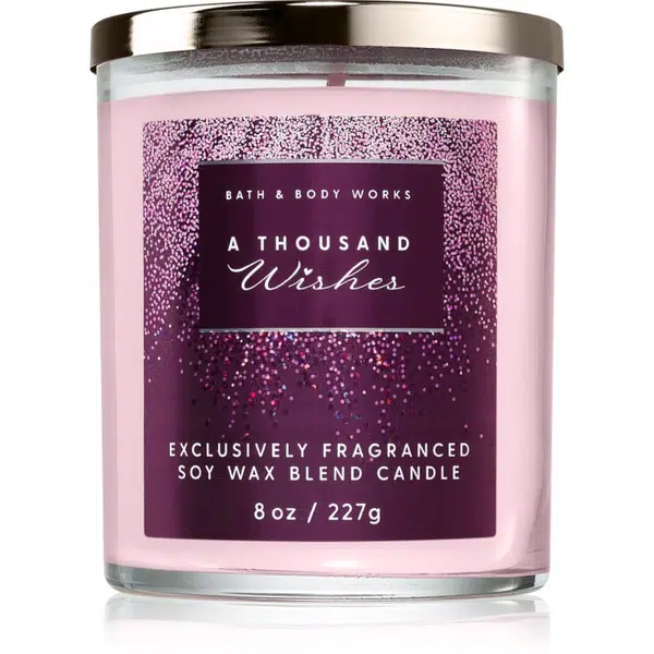 Bath & Body Works A Thousand Wishes vonná sviečka 227 g