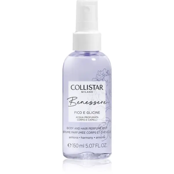 Collistar Benessere Fig and Wisteria parfumovaná hmla na vlasy a telo pre ženy 150 ml
