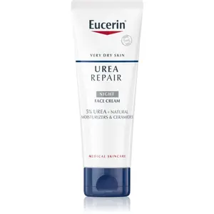 Eucerin UreaRepair Night Cream nočný krém na tvár, krk a dekolt bez parfumácie 50 ml