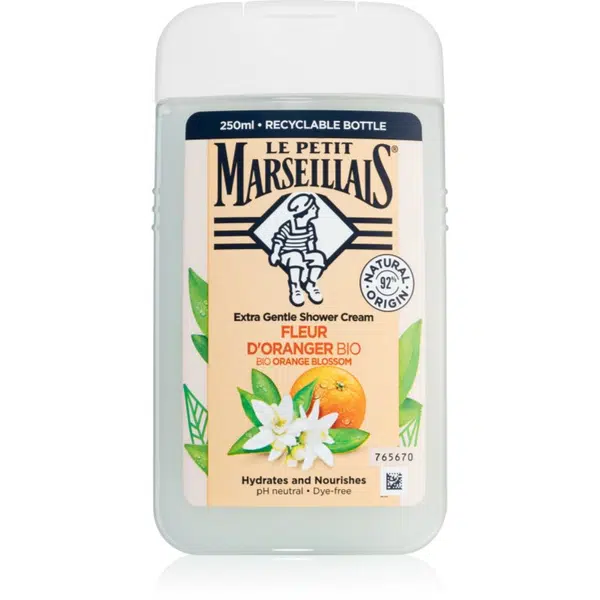 Le Petit Marseillais Organic Orange Blossom krémový sprchový gél 250 ml