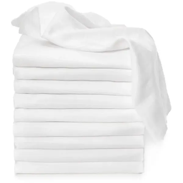 T-TOMI TETRA Cloth Diapers EXCLUSIVE COLLECTION White látkové plienky White 70x70 cm 10 ks