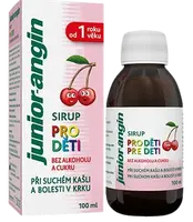 JUNIOR-ANGIN sirup pre deti s čerešňovou príchuťou 100 ml