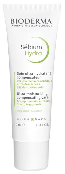BIODERMA Sébium Hydra hydratačný krém na akné 40 ml
