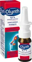 OLYNTH 0,1 % nosová roztoková aerodisperzia na liečbu nádchy u dospelých a detí od 6 rokov, 10 ml