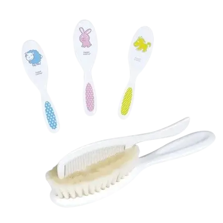 CANPOL BABIES Detská kefka a hrebeň na vlasy, s potlačou, 1x1 set